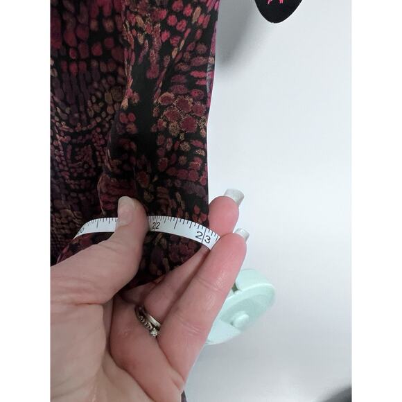 Vintage Midi Dress Womens 16W Deadstock Forest Fairy 90s Grunge Whimsy Sheer - Picture 12 of 16